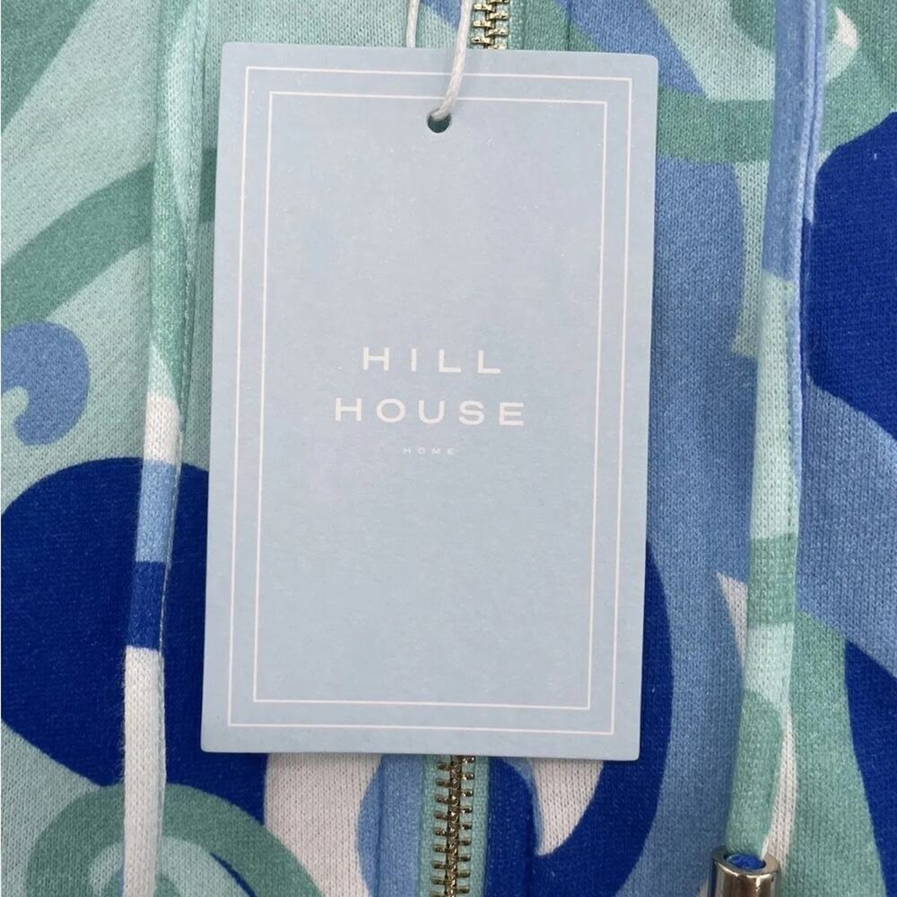 Hill House Women's The Allie Zip Up Hoodie Jacket Ocean Kaleidoscope NWT Size L - Picture 5 of 7